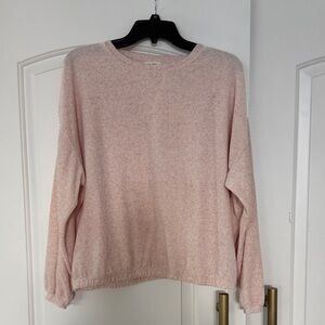 American Vintage Soft Pink Crew Neck Sweater